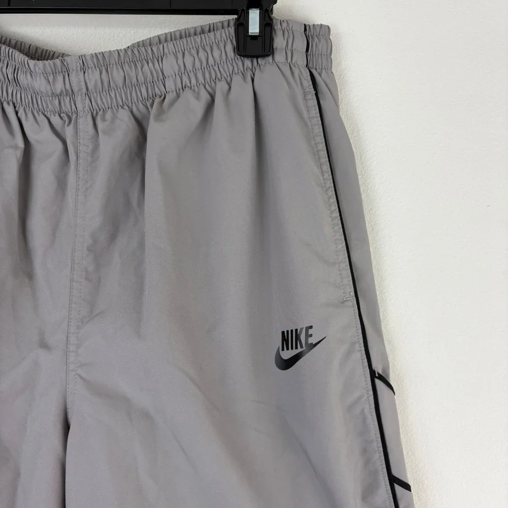 Nike Men's Track Pants Size XL Grey Athletic Jogger Drawstring‎ Sportswear Woven